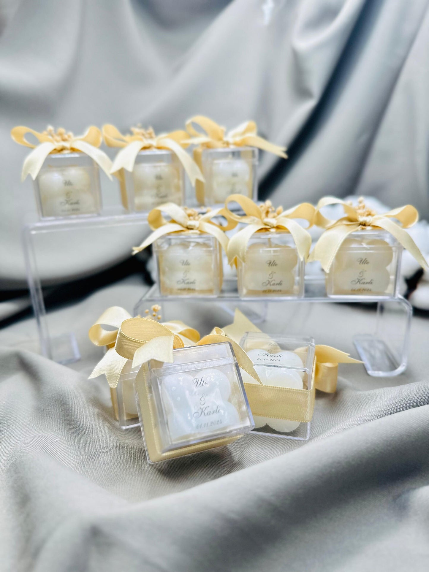 Wedding Candle Favors for Guest, Personalized Handmade Wedding Gift, Thank You Bulk Gift, Mini Candle Bulk Party Gifts, Bridal Shower Favors