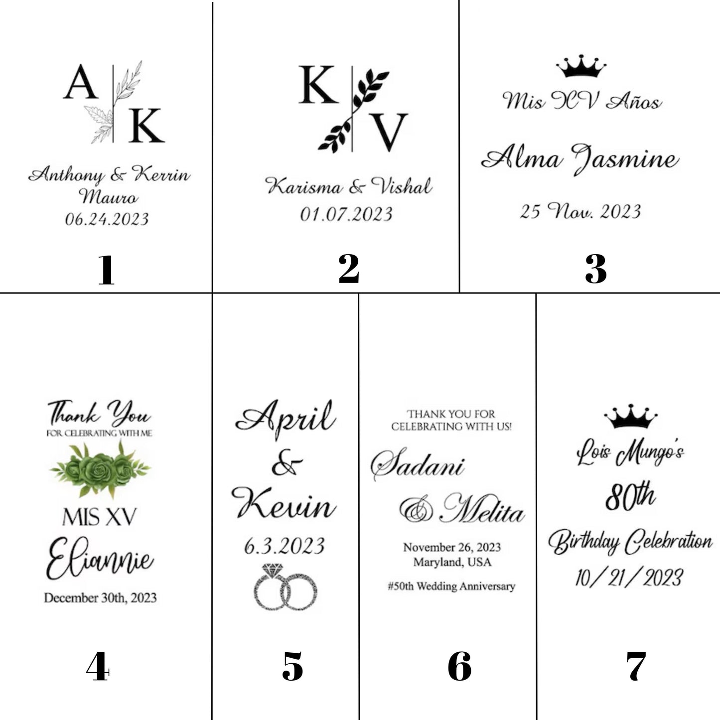 Personalized Wedding Gold Epoxy Magnet Favor,Engagement Favor,25th 50th Anniversary Favor,Save the date magnet,Wedding Gift,Nikkah Favor