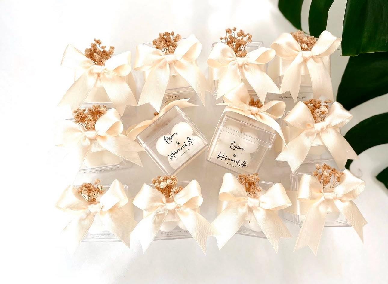 Wedding Candle Favors for Guest, Personalized Handmade Wedding Gift, Thank You Bulk Gift, Mini Candle Bulk Party Gifts, Bridal Shower Favors