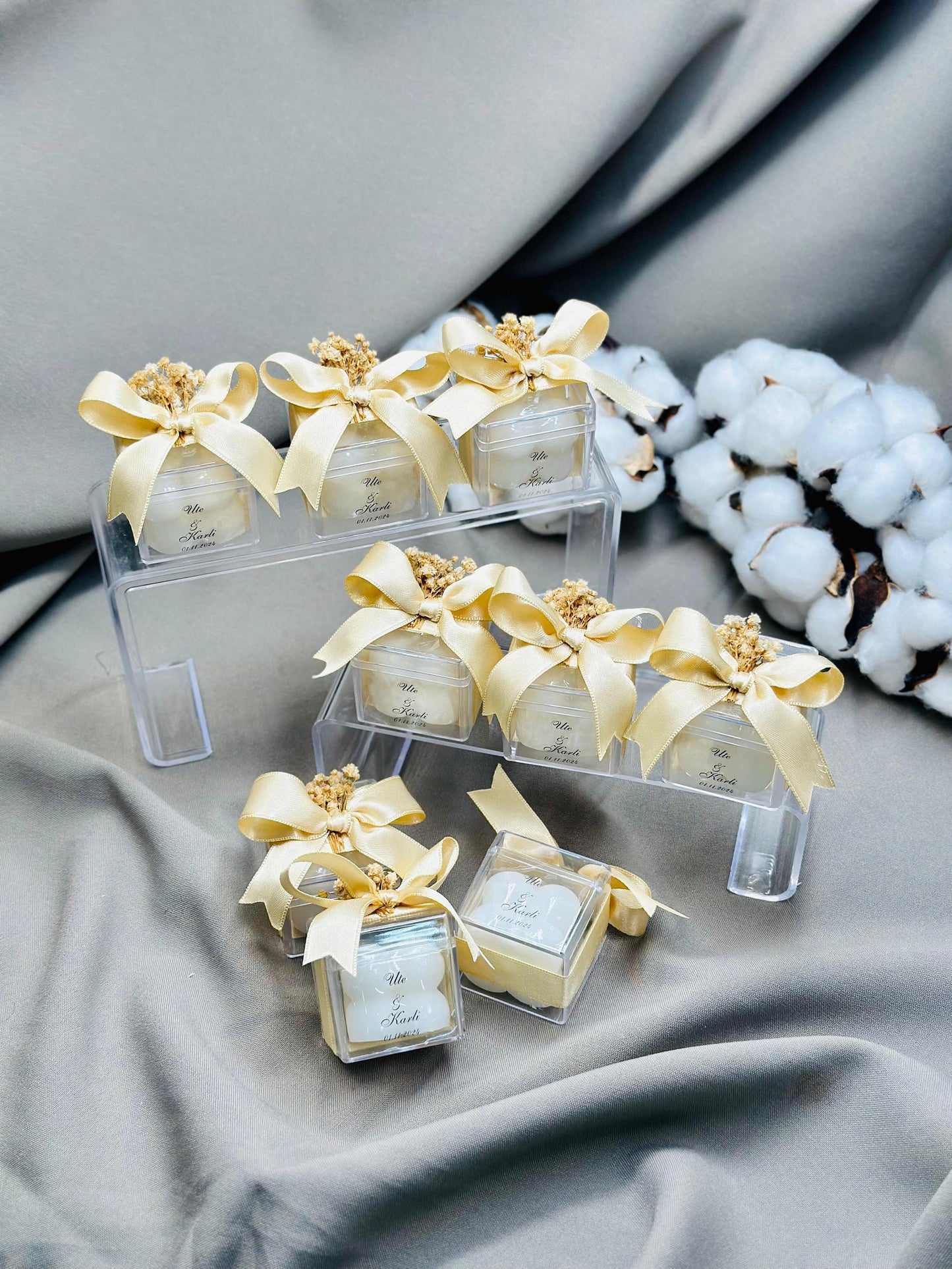 Wedding Candle Favors for Guest, Personalized Handmade Wedding Gift, Thank You Bulk Gift, Mini Candle Bulk Party Gifts, Bridal Shower Favors
