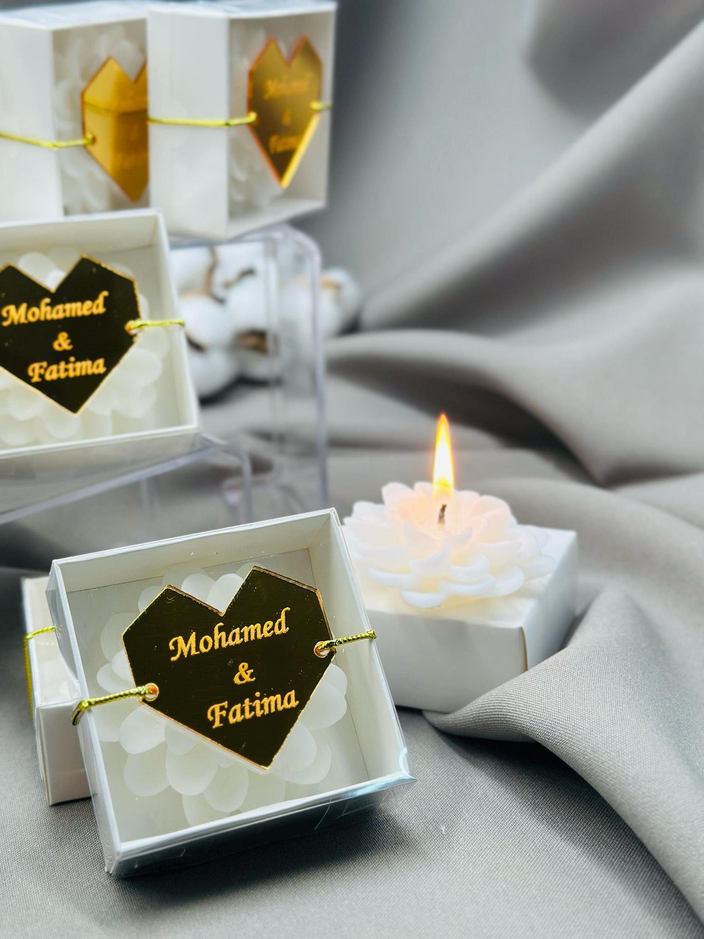 Wedding Candle Favors for Guest, Personalized Handmade Wedding Gift, Thank You Bulk Gift, Mini Candle Bulk Party Gifts, Bridal Shower Favors
