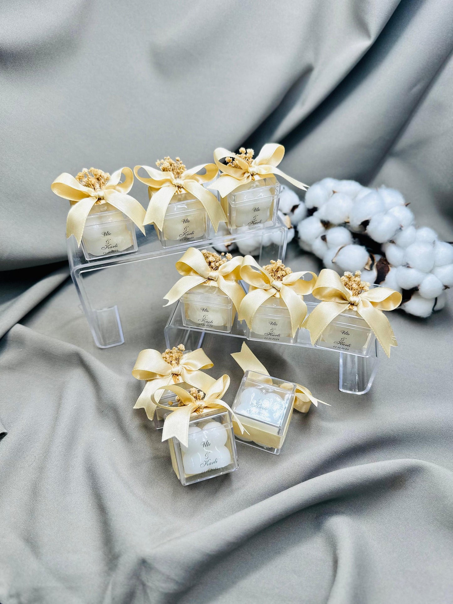 Wedding Candle Favors for Guest, Personalized Handmade Wedding Gift, Thank You Bulk Gift, Mini Candle Bulk Party Gifts, Bridal Shower Favors