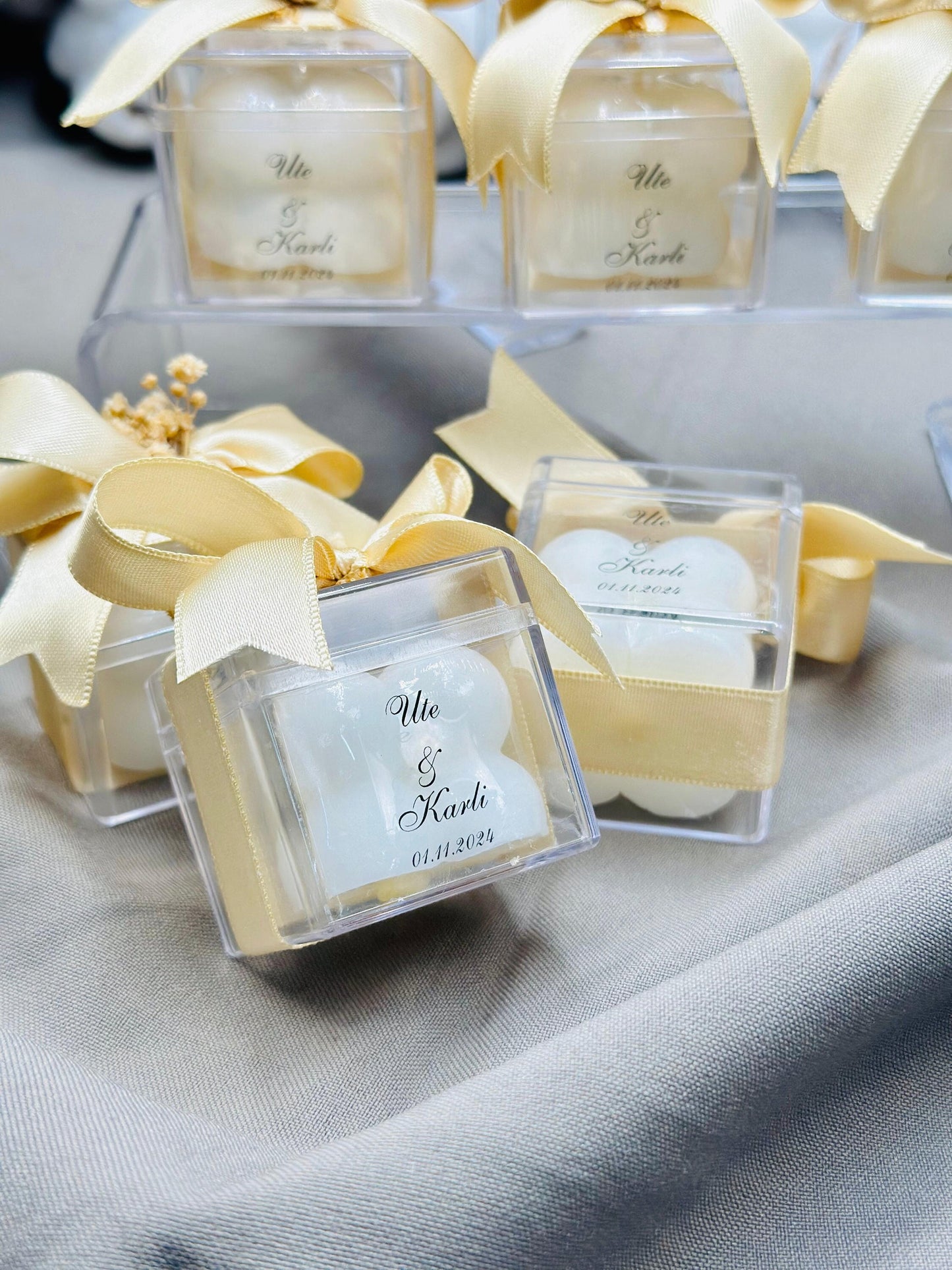 Wedding Candle Favors for Guest, Personalized Handmade Wedding Gift, Thank You Bulk Gift, Mini Candle Bulk Party Gifts, Bridal Shower Favors