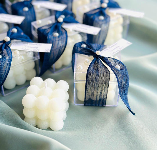 Wedding Candle Favors for Guest, Personalized Handmade Wedding Gift, Thank You Bulk Gift, Mini Candle Bulk Party Gifts, Bridal Shower Favors