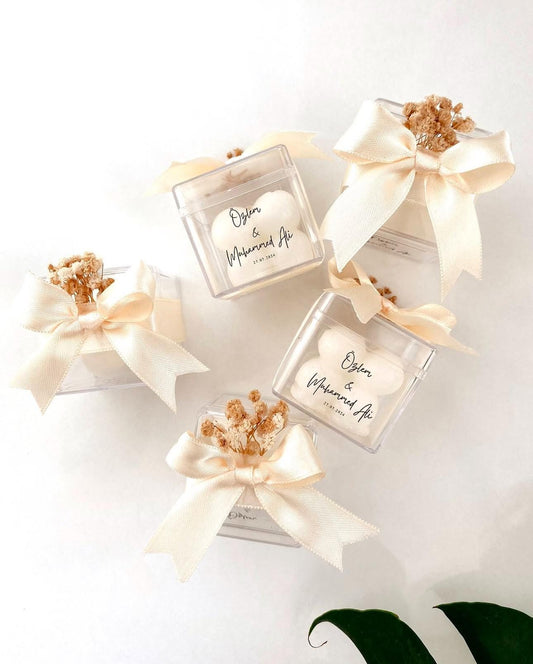 Wedding Candle Favors for Guest, Personalized Handmade Wedding Gift, Thank You Bulk Gift, Mini Candle Bulk Party Gifts, Bridal Shower Favors