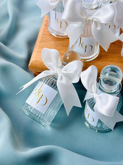 Empty Glass Cologne Bottles, Wedding Favors, Engagement Favors, Baptism Bottle, Holy Communion, Christening Favors, Bride Baptism