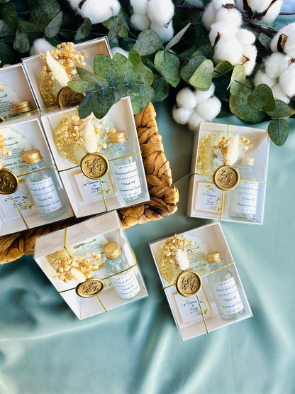 Wedding Golden Epoxy Magnet & Chocolate Set, Engagement Favors, Islamic Wedding Favors, Nikkah Favors ,Ayatul Kursi Favors, ZamZam Favors