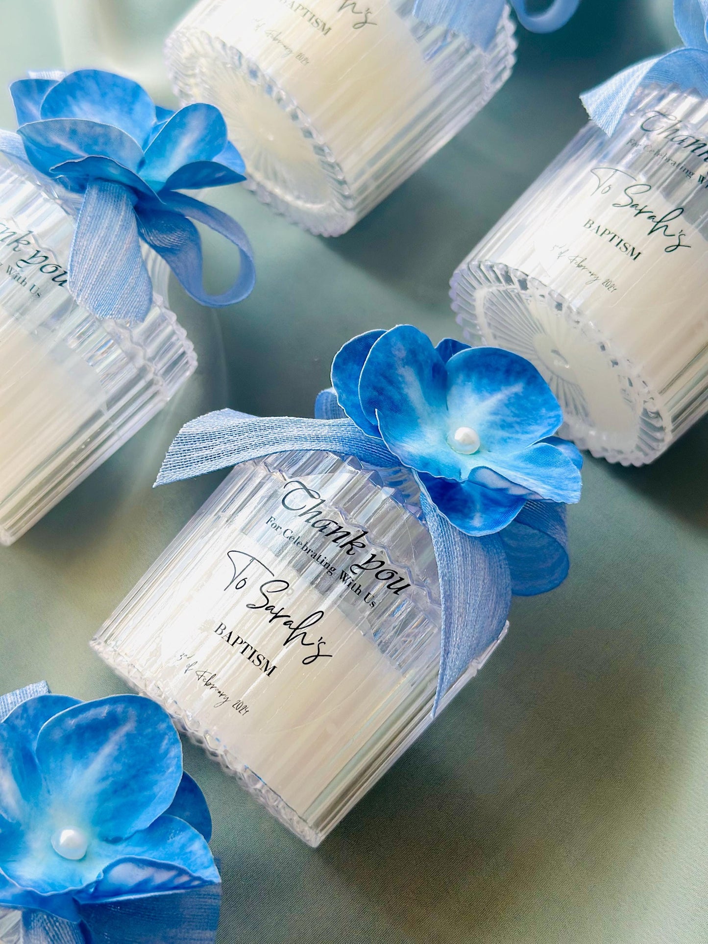 First Communion Favors, Personalized Baptism Candle Favors for Boy, Elegant Scented Candles, Baptism Gift, Christening Candle,Mi Bautizo