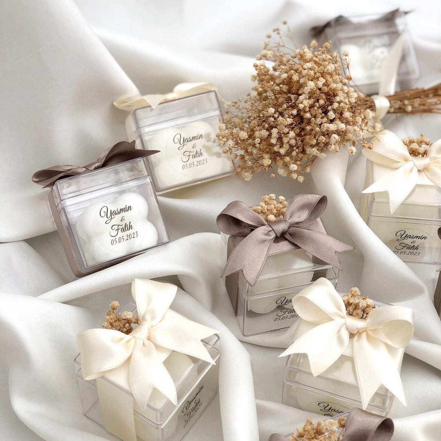 Wedding Candle Favors, Wedding Party Mini Bubble Candle, Bulk Candle For Guest, Engagement Favors, Baby shower favors, Baptism favors