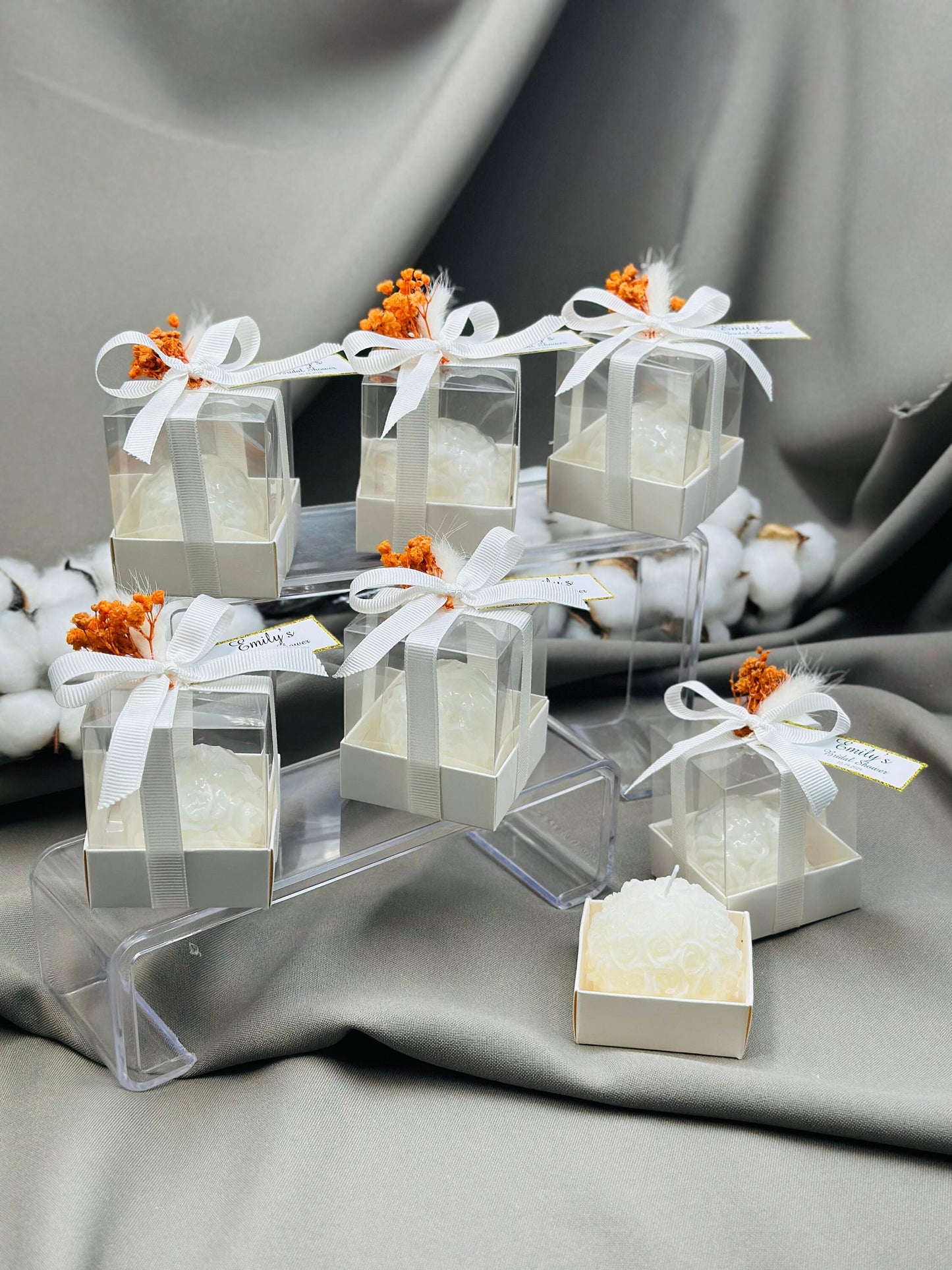 Wedding Candle Favors for Guest, Personalized Handmade Wedding Gift, Thank You Bulk Gift, Mini Candle Bulk Party Gifts, Bridal Shower Favors