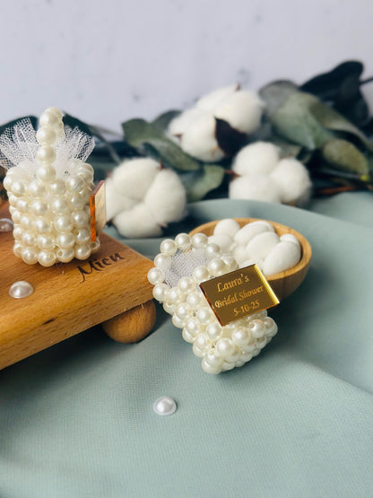 Custom Jordan Almond Candy, Engagement Favors, Nikkah Favor, Wedding Favors Candy Gift, Engagement Favors, Tube Dragee Gifts, Mini Pearl Bag