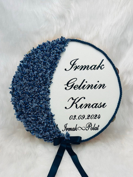 Blue Henna Night Bride and Groom Wedding Sets - Henna-Nacht-Hochzeitssets für Braut und Bräutigam - Kına Gecesi Gelin ve Damat Düğün Seti