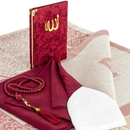 Prayer Beads Mat Islamic Yassen Quran Gift Set, Eid Gift, Wedding Favor, Birthday Gift, Ramadan Mubarak, Graduation Favor, Hajj Mubarak Gift