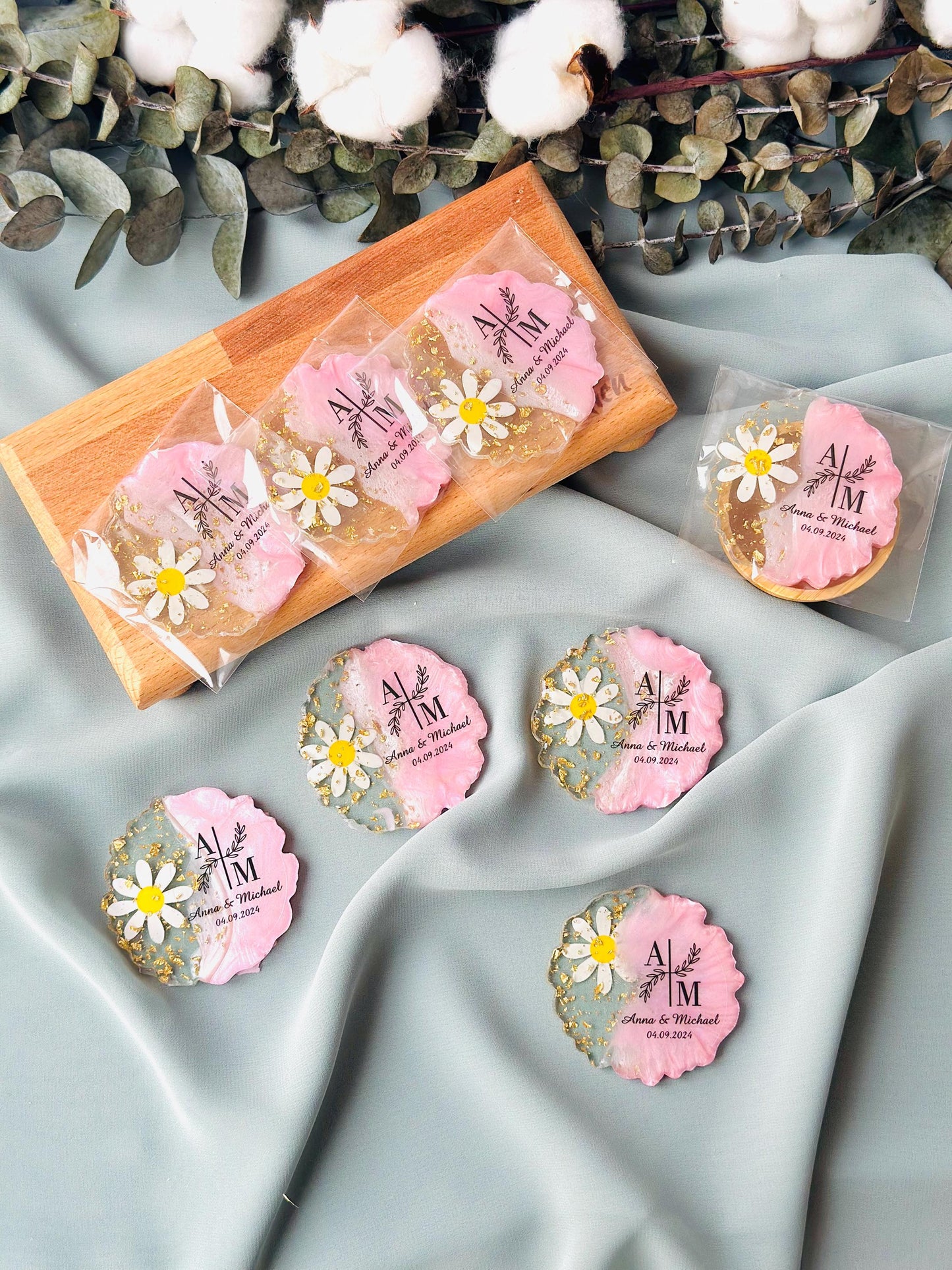 Personalized Adult Birthday Party Bronze Epoxy Magnet Favor,40th Birthday Gift, Adult Party Favors, 30th,70th, 50th,80th,90th,100th Favors