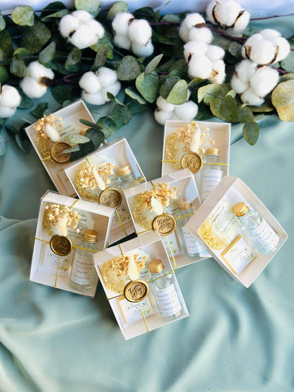 Wedding Golden Epoxy Magnet & Chocolate Set, Engagement Favors, Islamic Wedding Favors, Nikkah Favors ,Ayatul Kursi Favors, ZamZam Favors