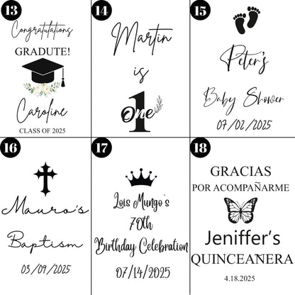 Empty Glass Cologne Bottles, Wedding Favors, Engagement Favors, Baptism Bottle, Holy Communion, Christening Favors, Bride Baptism