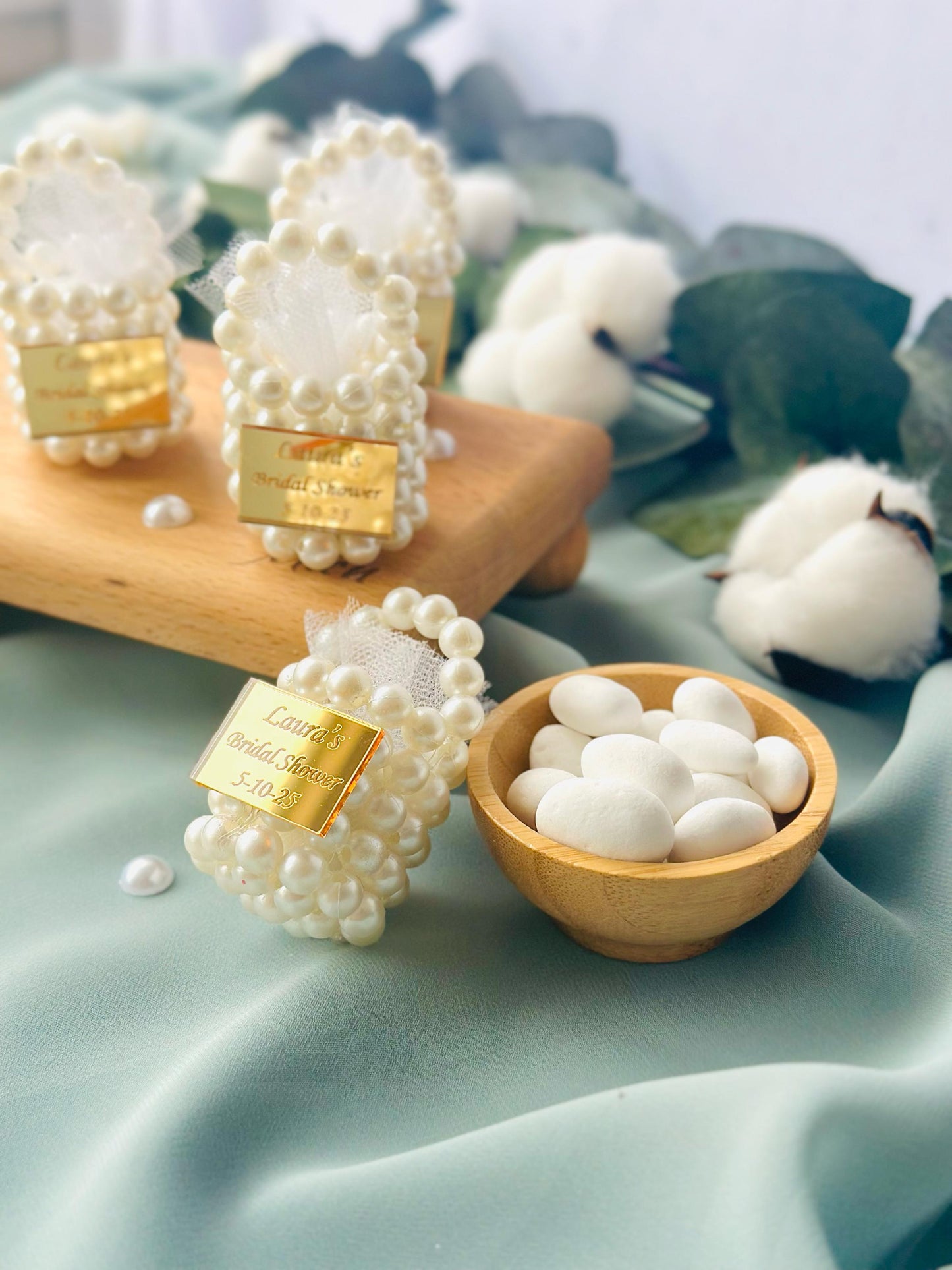 Custom Jordan Almond Candy, Engagement Favors, Nikkah Favor, Wedding Favors Candy Gift, Engagement Favors, Tube Dragee Gifts, Mini Pearl Bag