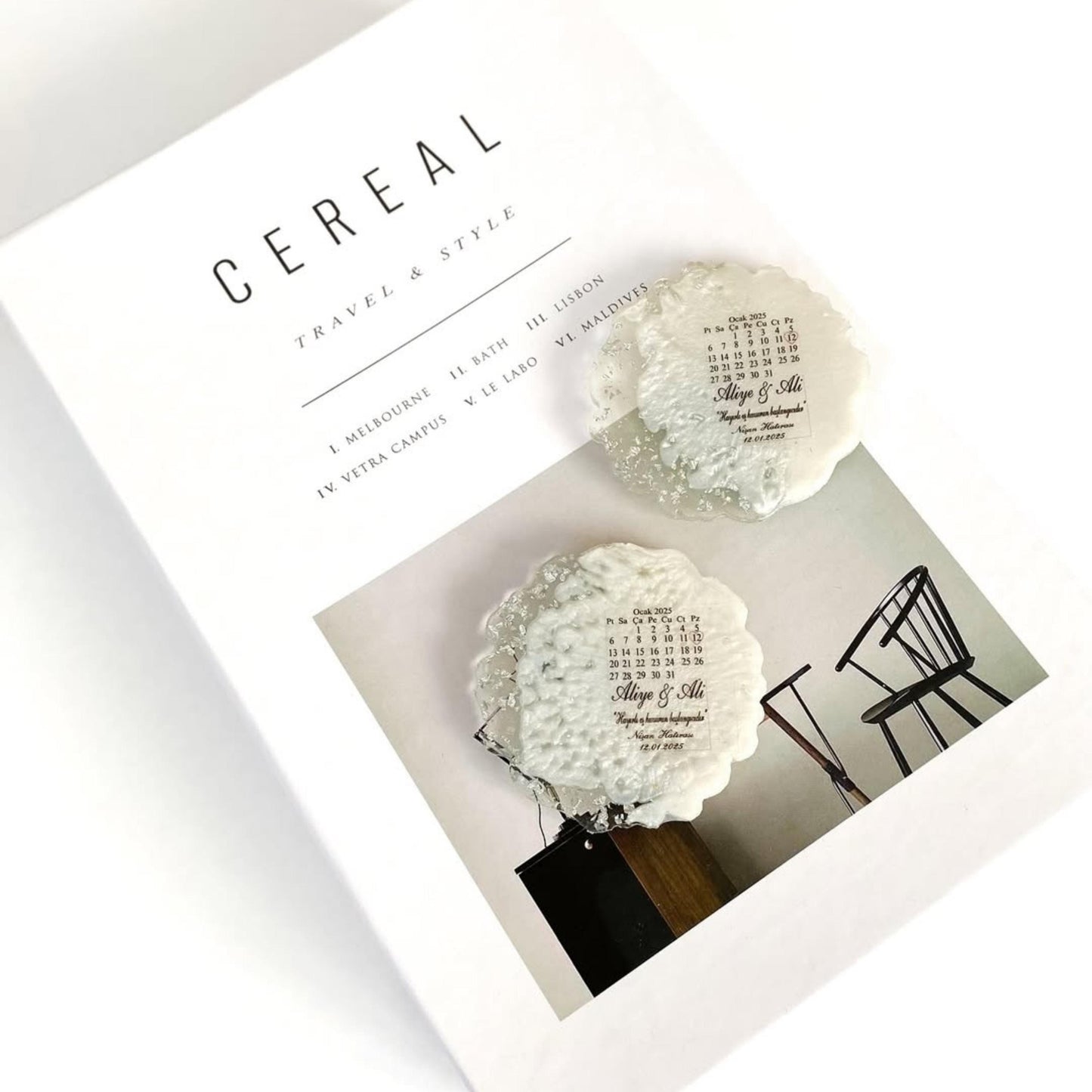 Personalized Wedding Gold Epoxy Magnet Favor,Engagement Favor,25th 50th Anniversary Favor,Save the date magnet,Wedding Gift,Nikkah Favor