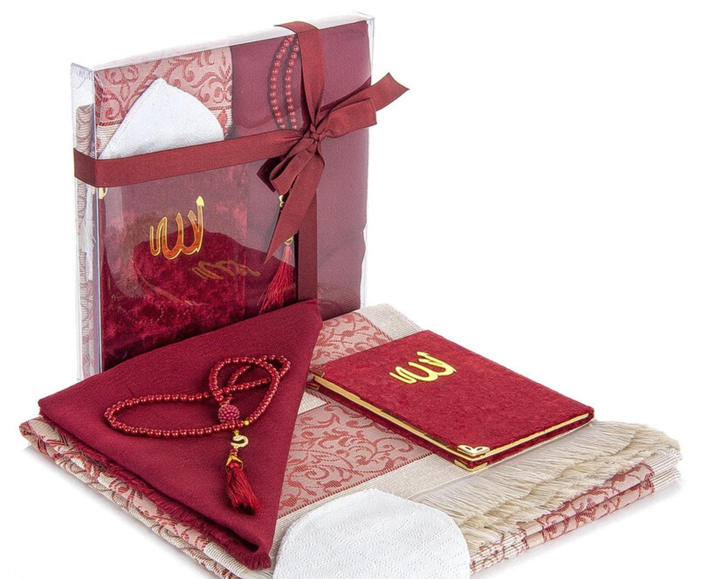 Prayer Beads Mat Islamic Yassen Quran Gift Set, Eid Gift, Wedding Favor, Birthday Gift, Ramadan Mubarak, Graduation Favor, Hajj Mubarak Gift