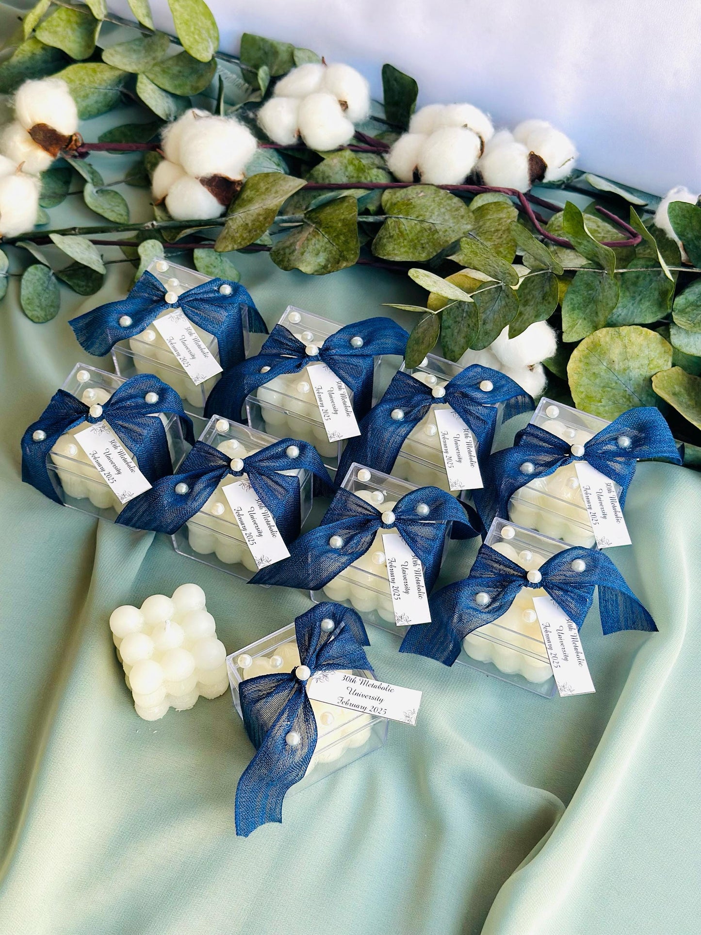 Wedding Candle Favors for Guest, Personalized Handmade Wedding Gift, Thank You Bulk Gift, Mini Candle Bulk Party Gifts, Bridal Shower Favors