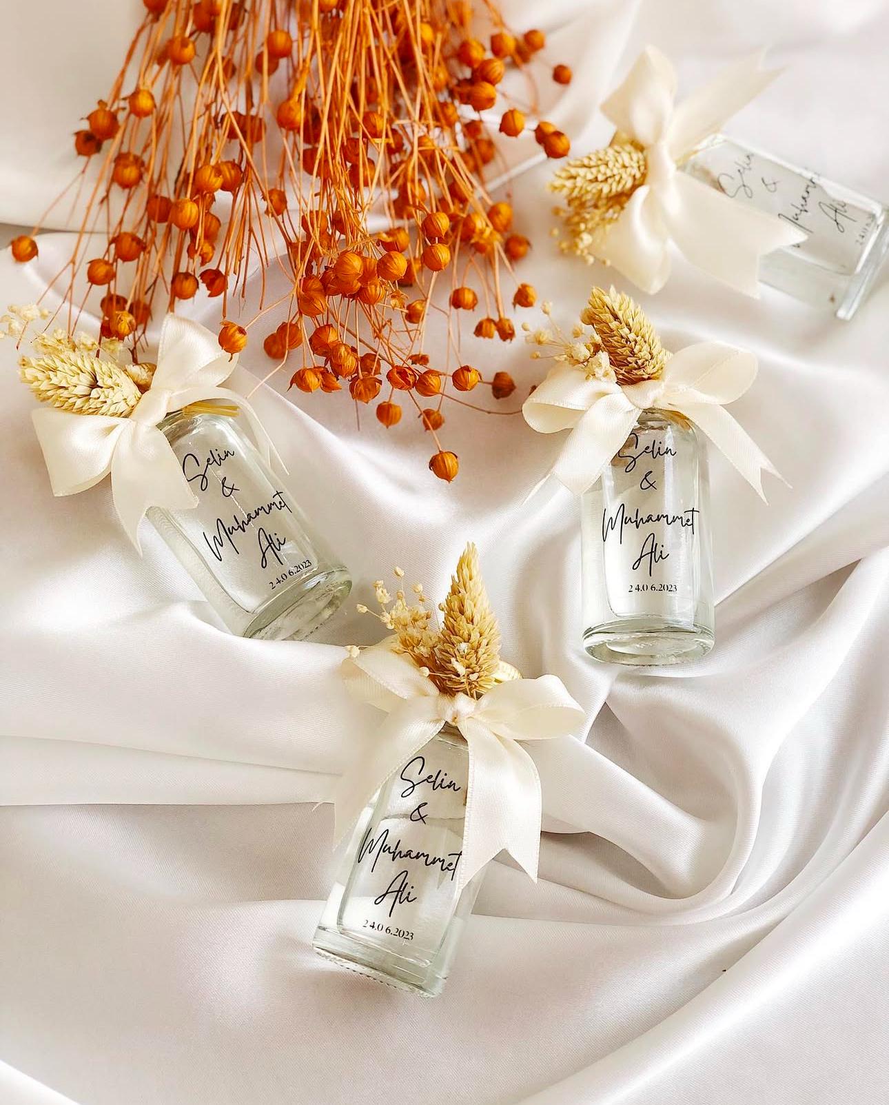 Personalized Empty Glass Cologne Bottle Wedding Favors for Guests, Party Perfume Bottle Favors, Wedding Perfume Favor, Wedding Cologne Favor