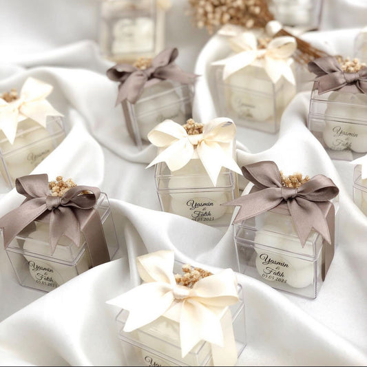 Wedding Candle Favors, Wedding Party Mini Bubble Candle, Bulk Candle For Guest, Engagement Favors, Baby shower favors, Baptism favors