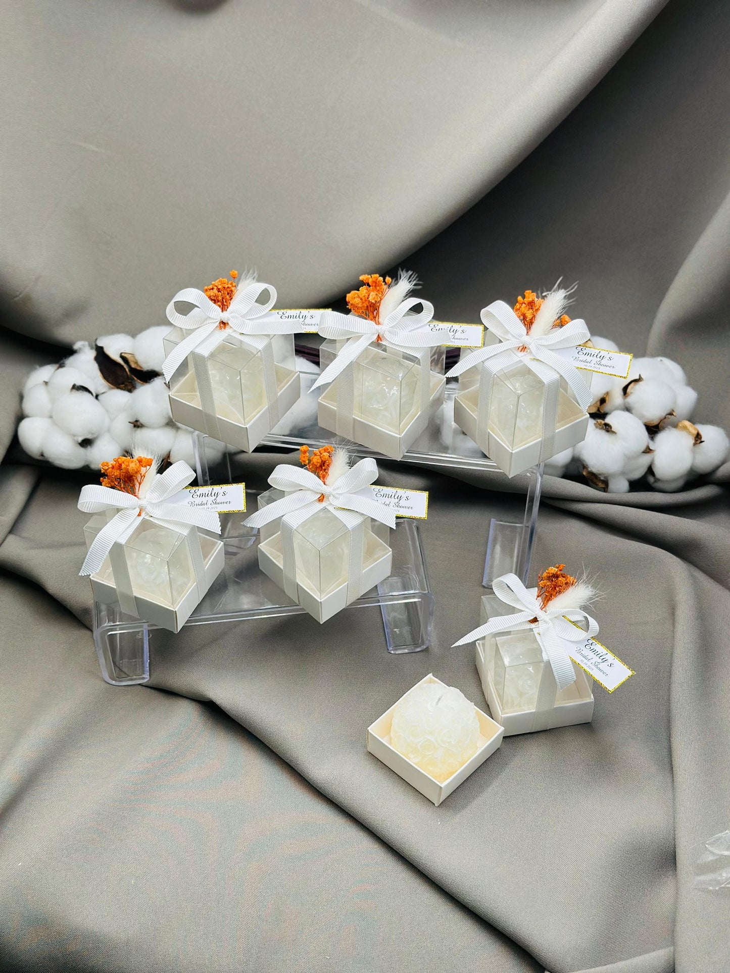 Wedding Candle Favors for Guest, Personalized Handmade Wedding Gift, Thank You Bulk Gift, Mini Candle Bulk Party Gifts, Bridal Shower Favors