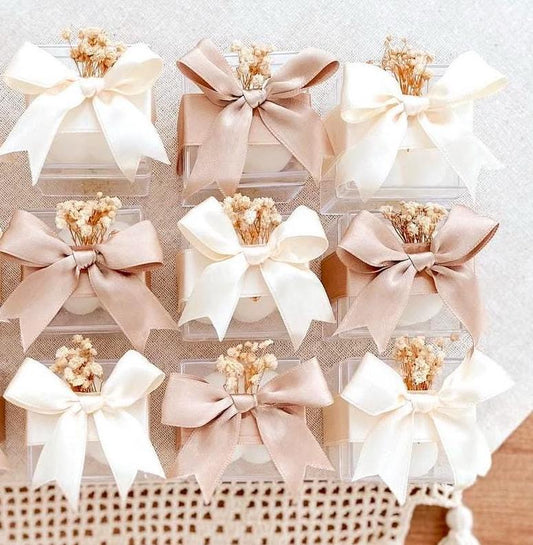 Boxed bubble candle, Pearl Decorated decorative bubble candle, Wedding Gift Candle, Engagement Gift, Community Gift, Personalized candle
