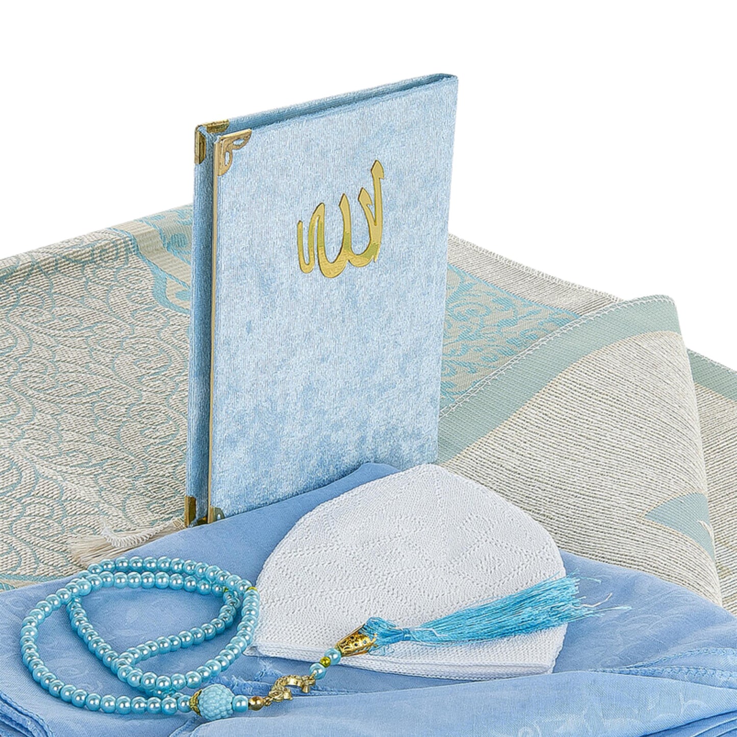 Prayer Beads Mat Islamic Yassen Quran Gift Set, Eid Gift, Wedding Favor, Birthday Gift, Ramadan Mubarak, Graduation Favor, Hajj Mubarak Gift