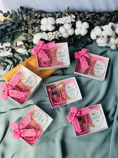 Wedding Golden Epoxy Magnet & Chocolate Set, Engagement Favors, Islamic Wedding Favors, Nikkah Favors ,Ayatul Kursi Favors, ZamZam Favors