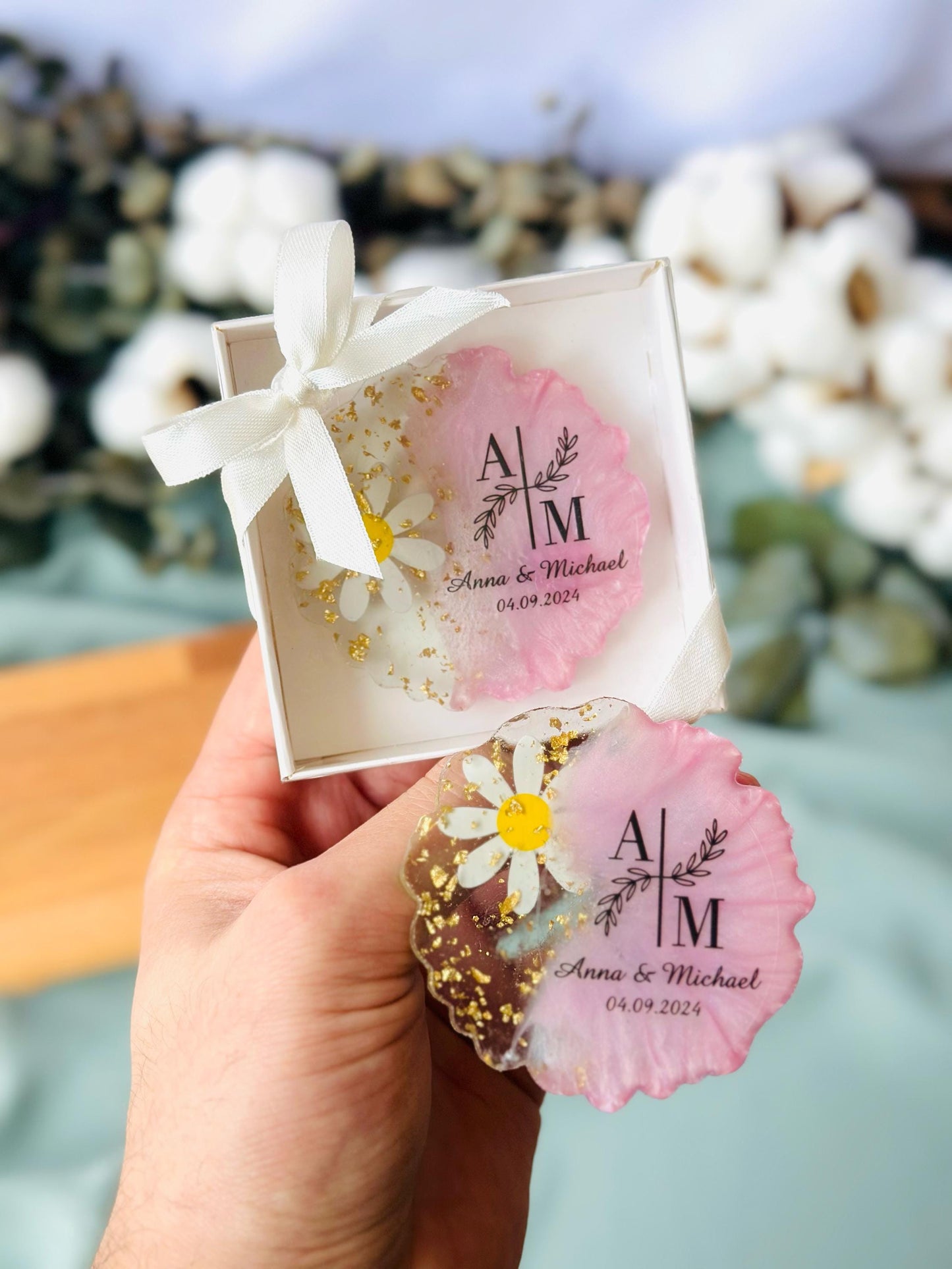 Personalized Adult Birthday Party Bronze Epoxy Magnet Favor,40th Birthday Gift, Adult Party Favors, 30th,70th, 50th,80th,90th,100th Favors
