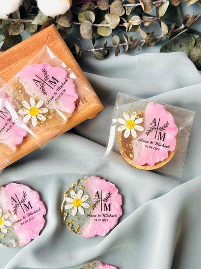 Personalized Adult Birthday Party Bronze Epoxy Magnet Favor,40th Birthday Gift, Adult Party Favors, 30th,70th, 50th,80th,90th,100th Favors