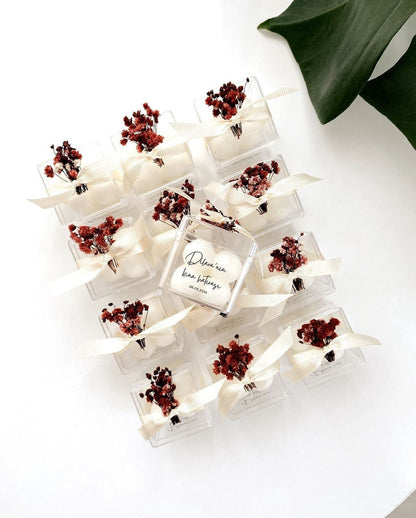 Wedding Candle Favors for Guest, Personalized Handmade Wedding Gift, Thank You Bulk Gift, Mini Candle Bulk Party Gifts, Bridal Shower Favors