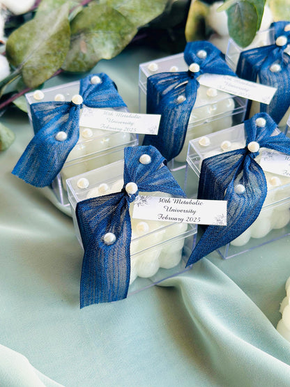 Wedding Candle Favors for Guest, Personalized Handmade Wedding Gift, Thank You Bulk Gift, Mini Candle Bulk Party Gifts, Bridal Shower Favors