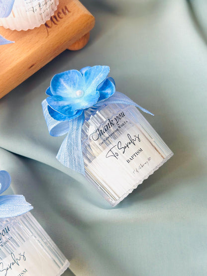 First Communion Favors, Personalized Baptism Candle Favors for Boy, Elegant Scented Candles, Baptism Gift, Christening Candle,Mi Bautizo