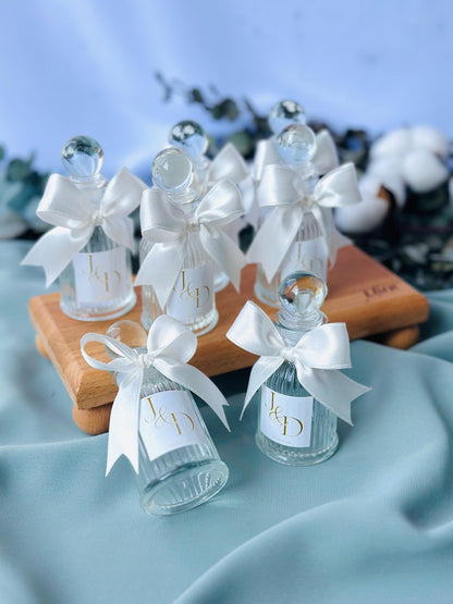 Empty Glass Cologne Bottles, Wedding Favors, Engagement Favors, Baptism Bottle, Holy Communion, Christening Favors, Bride Baptism