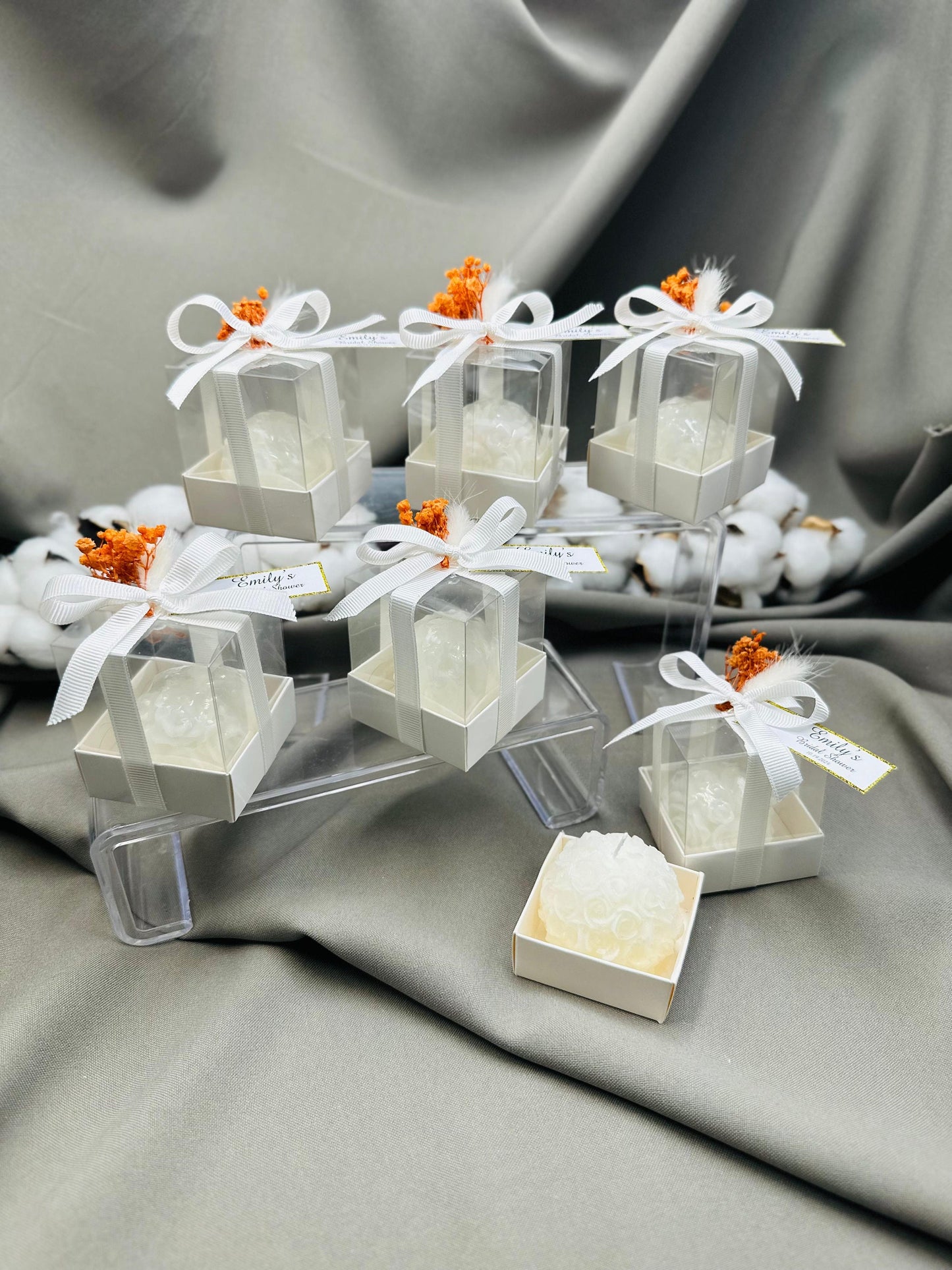 Wedding Candle Favors for Guest, Personalized Handmade Wedding Gift, Thank You Bulk Gift, Mini Candle Bulk Party Gifts, Bridal Shower Favors