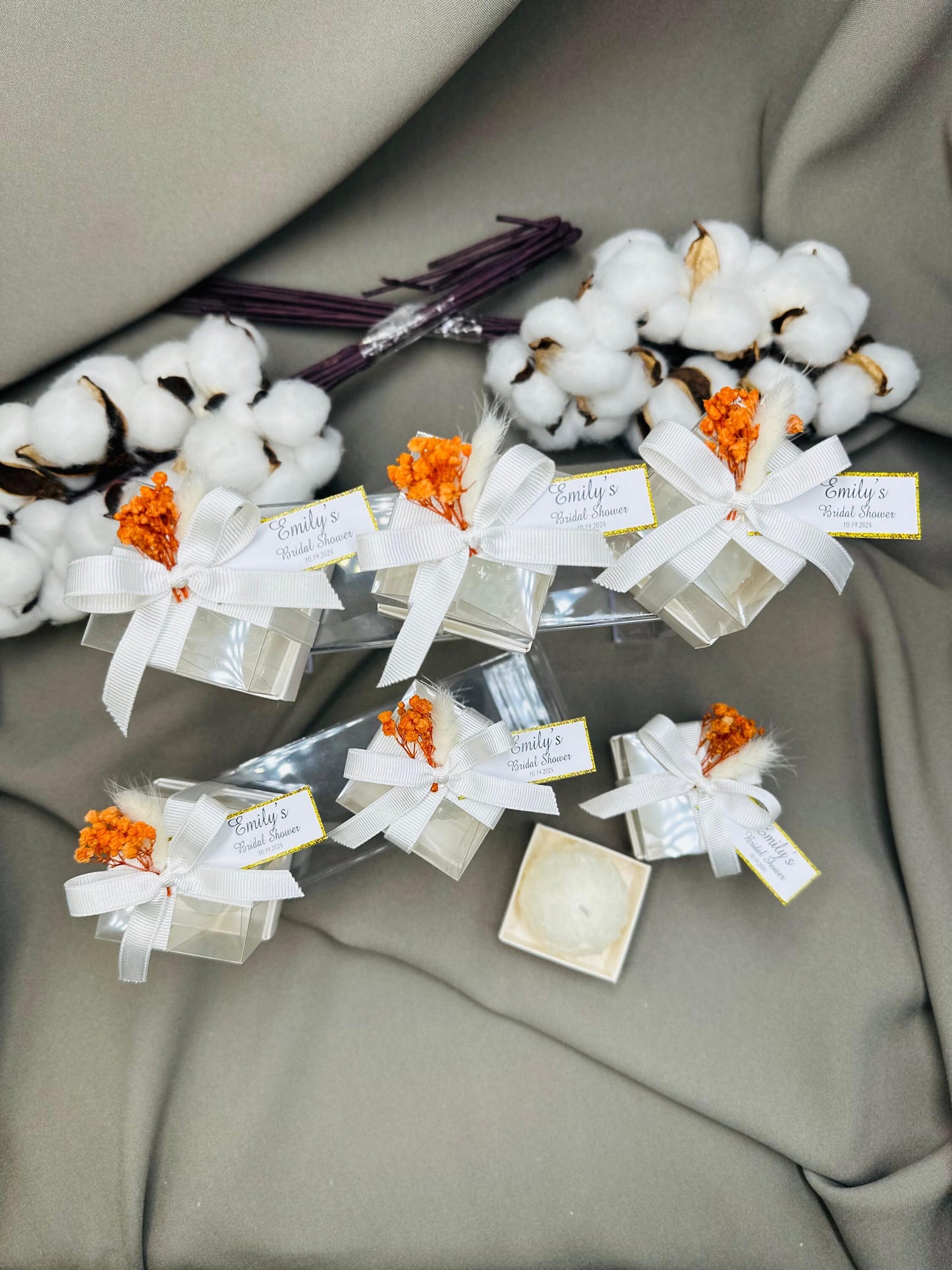 Wedding Candle Favors for Guest, Personalized Handmade Wedding Gift, Thank You Bulk Gift, Mini Candle Bulk Party Gifts, Bridal Shower Favors