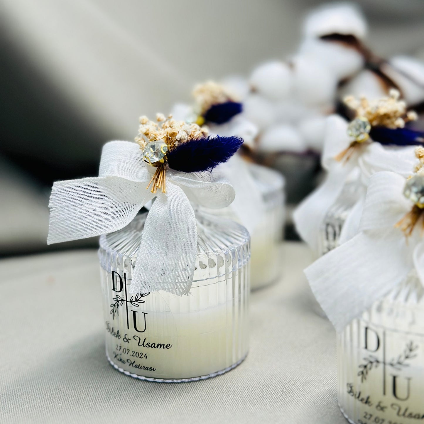 Elegant Wedding Candle Favors, Rose Candle Favors, Bridemaid Favors for Guest, Favor for Wedding, Engagement Candle Gift, Vanilla Scented