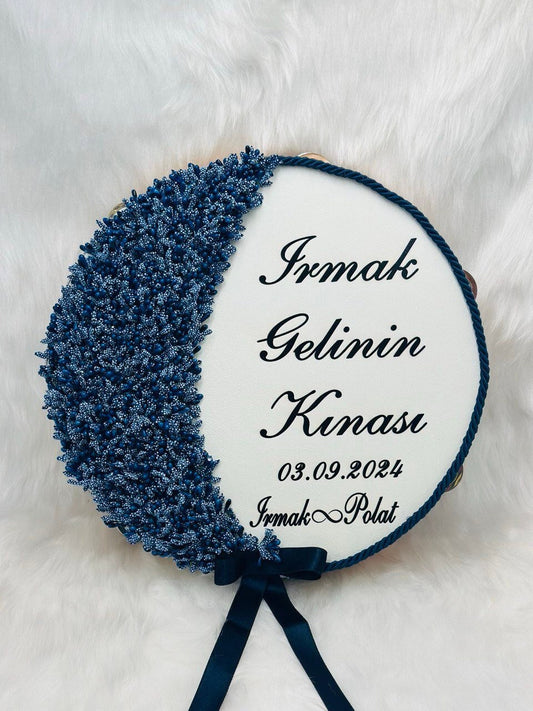 Blue Henna Night Bride and Groom Wedding Sets - Henna-Nacht-Hochzeitssets für Braut und Bräutigam - Kına Gecesi Gelin ve Damat Düğün Seti
