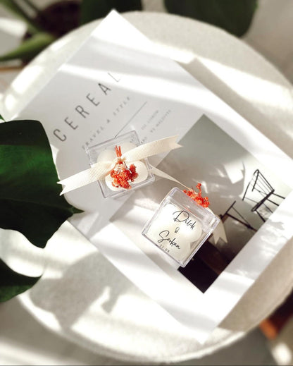 Wedding Candle Favors for Guest, Personalized Handmade Wedding Gift, Thank You Bulk Gift, Mini Candle Bulk Party Gifts, Bridal Shower Favors
