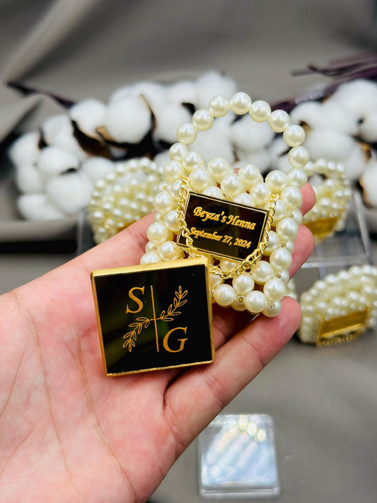 Mini Pearl Bag, Premium Chocolate, Handmade Wedding Favor, Luxury Bridal Shower Gift, Personalized Pearl Clutch, Pearl Purse Favor