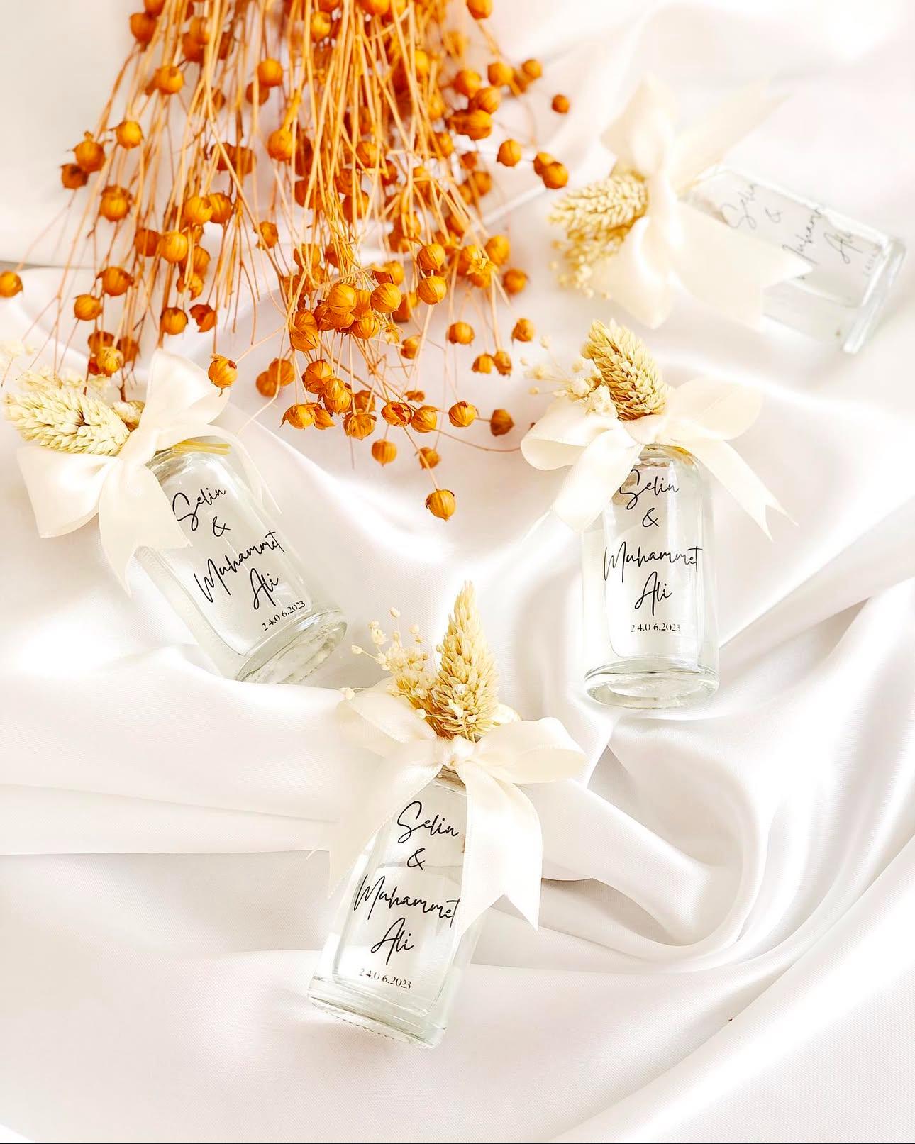 Personalized Empty Glass Cologne Bottle Wedding Favors for Guests, Party Perfume Bottle Favors, Wedding Perfume Favor, Wedding Cologne Favor